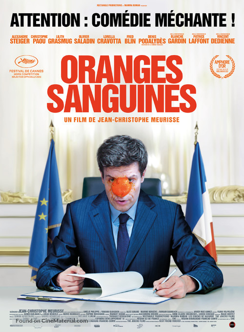 Oranges sanguines - French Movie Poster