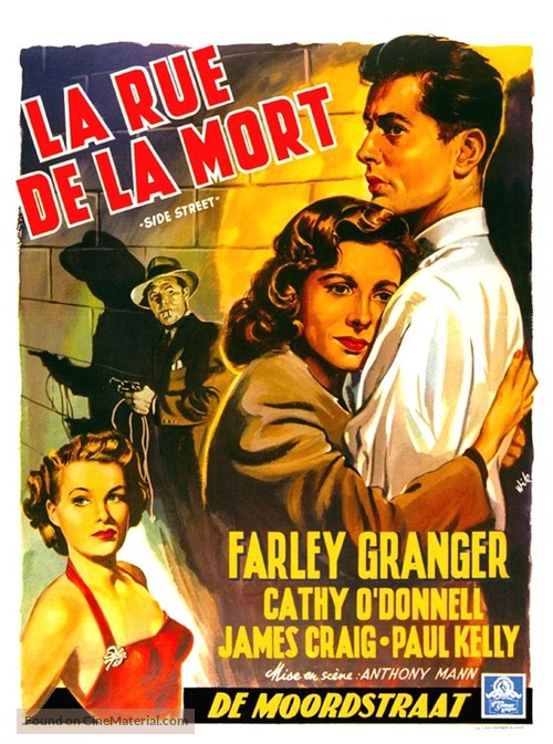 Side Street - Belgian Movie Poster