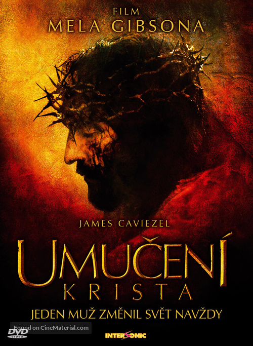 The Passion of the Christ - Czech DVD movie cover