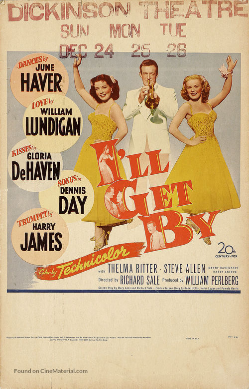 I&#039;ll Get By - Movie Poster