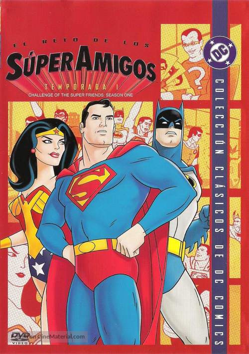 &quot;The All-New Super Friends Hour&quot; - Mexican DVD movie cover