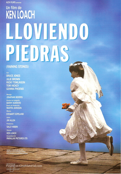 Raining Stones - Spanish Movie Poster