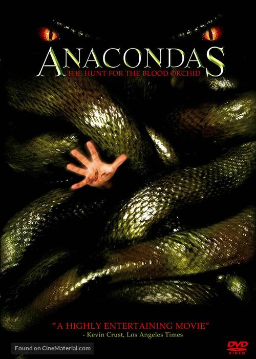 Anacondas: The Hunt For The Blood Orchid - DVD movie cover