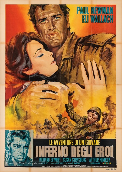Hemingway&#039;s Adventures of a Young Man - Italian Movie Poster