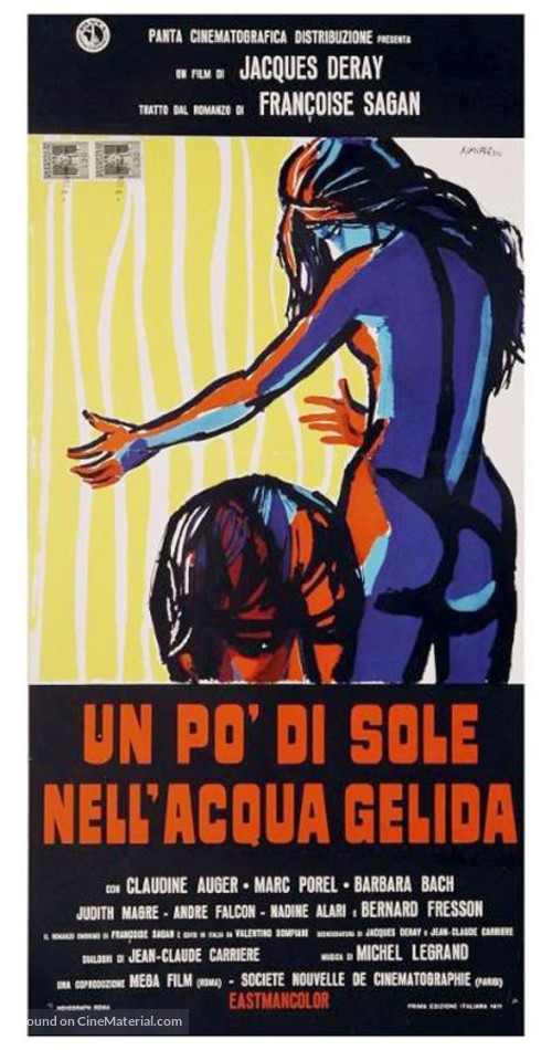 Un peu de soleil dans l&#039;eau froide - Italian Movie Poster