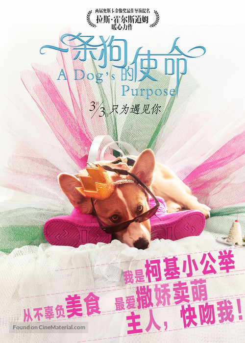 A Dog&#039;s Purpose - Chinese Movie Poster