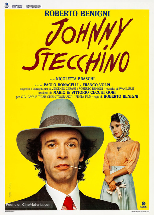 Johnny Stecchino - Italian Movie Poster