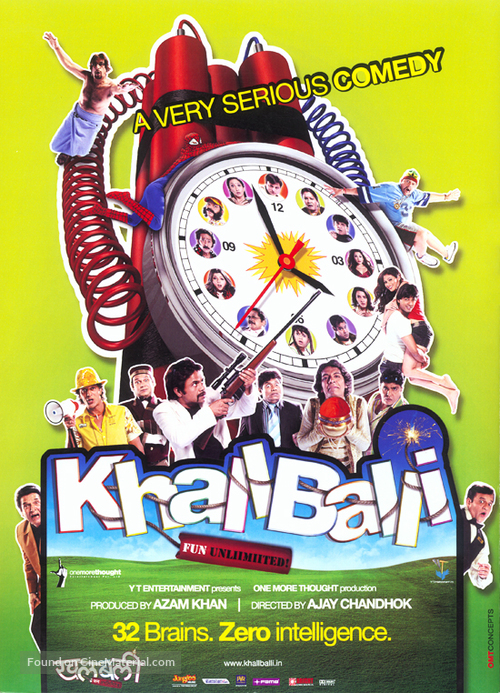 Khallballi: Fun Unlimited - Indian Movie Poster