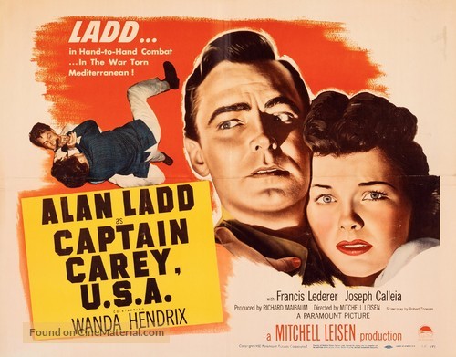 Captain Carey, U.S.A. - Movie Poster