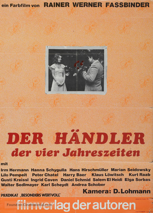 H&auml;ndler der vier Jahreszeiten - German Movie Poster