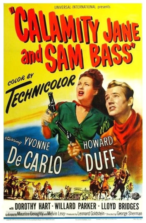 Calamity Jane and Sam Bass - Movie Poster