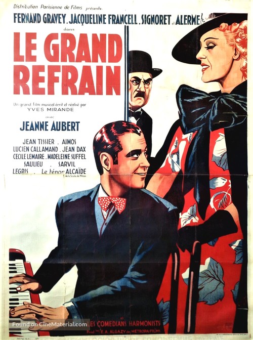 Le grand refrain - French Movie Poster