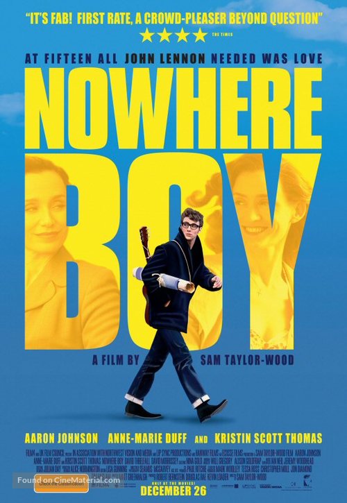 Nowhere Boy - Australian Movie Poster