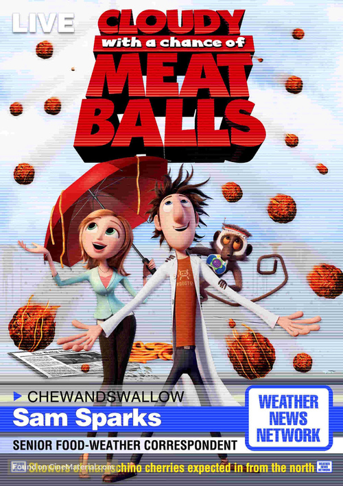 Cloudy with a Chance of Meatballs - Movie Cover