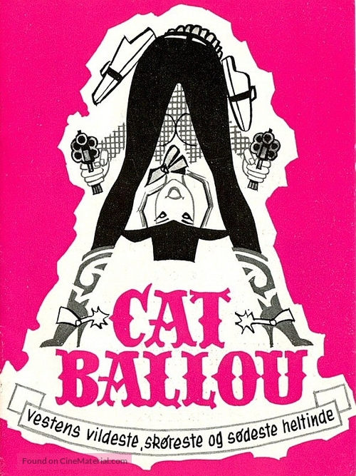 Cat Ballou - Danish DVD movie cover