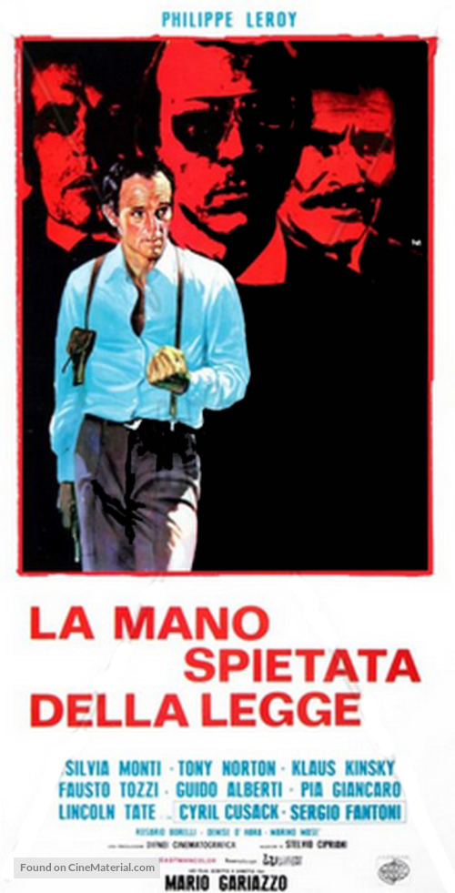 La mano spietata della legge - Italian Movie Poster