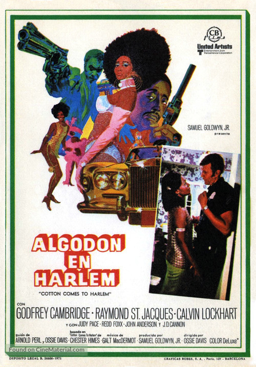 Cotton Comes to Harlem - Spanish Movie Poster