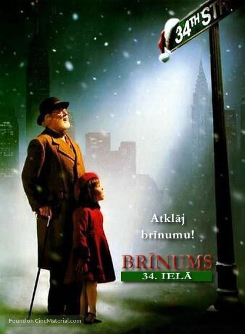 Miracle on 34th Street - Latvian DVD movie cover