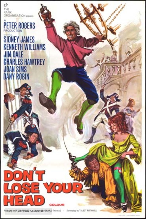 Don&#039;t Lose Your Head - British Movie Poster
