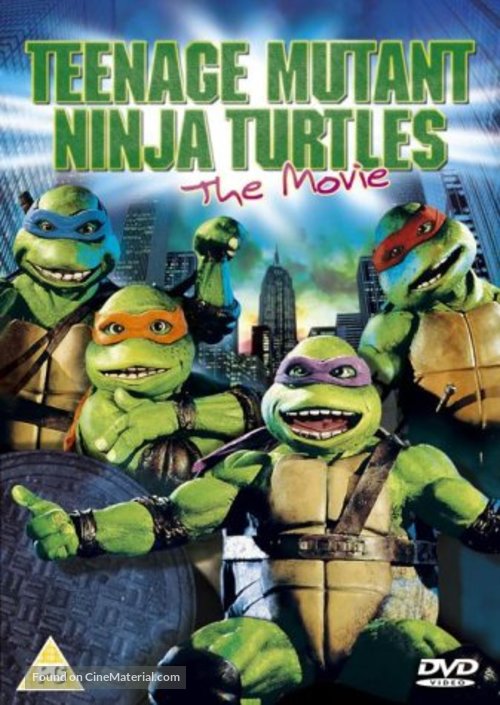 Teenage Mutant Ninja Turtles - British DVD movie cover