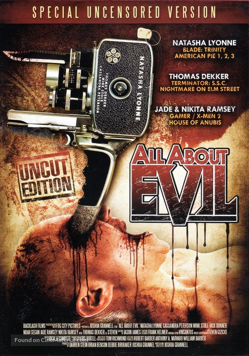 All About Evil - German DVD movie cover