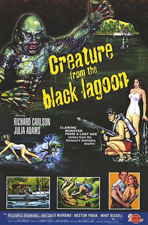 Creature from the Black Lagoon - Australian Movie Poster