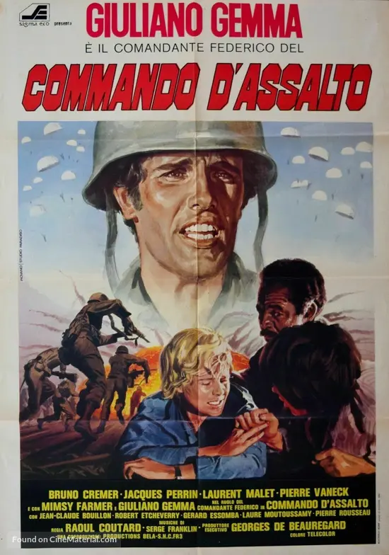 La l&eacute;gion saute sur Kolwezi - Italian Movie Poster