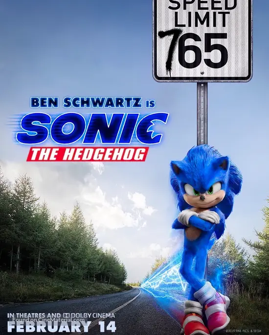 Sonic the Hedgehog - Movie Poster