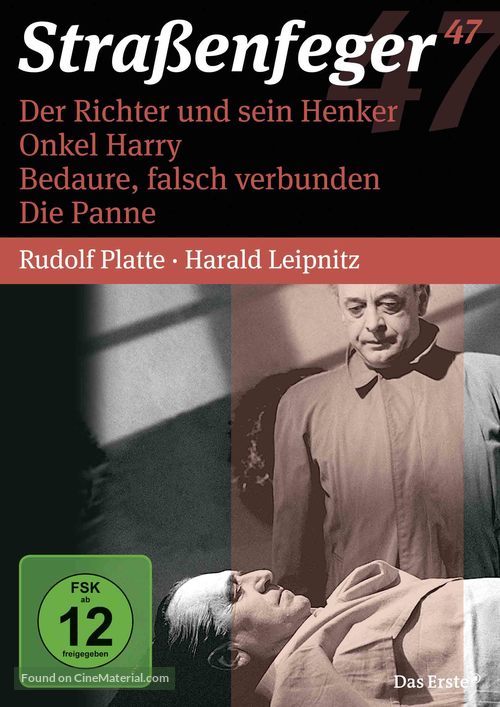 Der Richter und sein Henker - German DVD movie cover