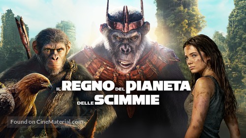 Kingdom of the Planet of the Apes - Italian Movie Poster