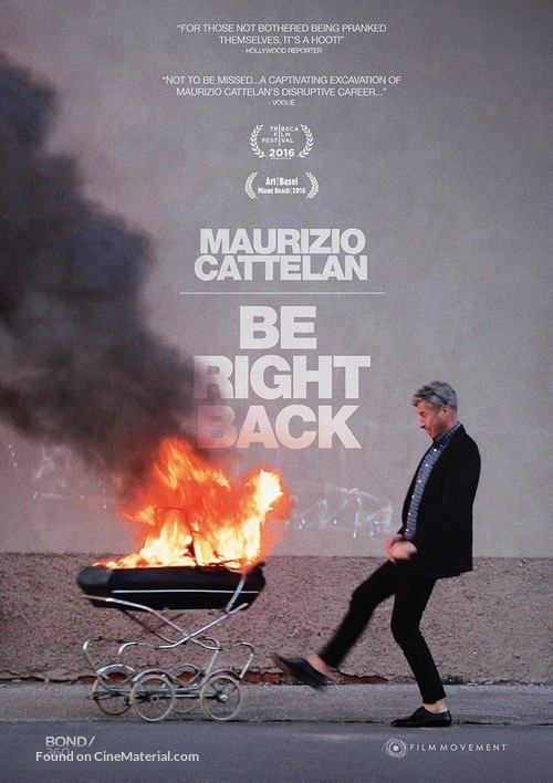 Maurizio Cattelan: Be Right Back - Movie Cover