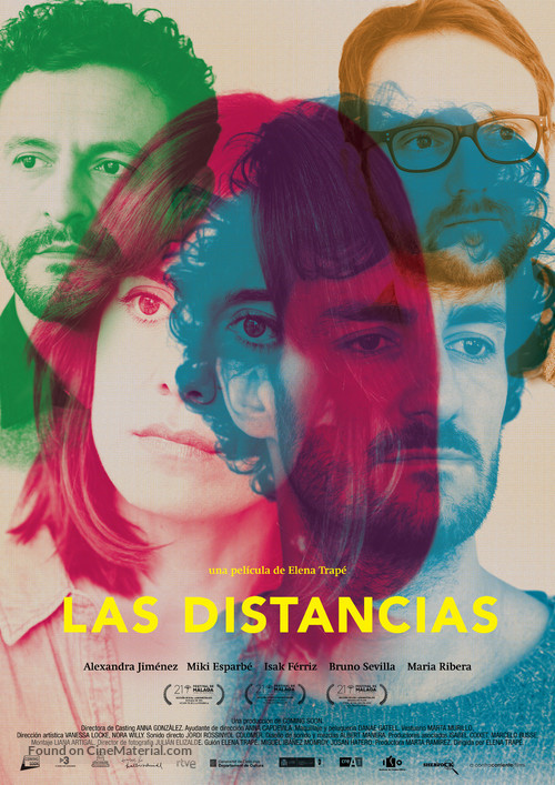 Les dist&agrave;ncies - Spanish Movie Poster