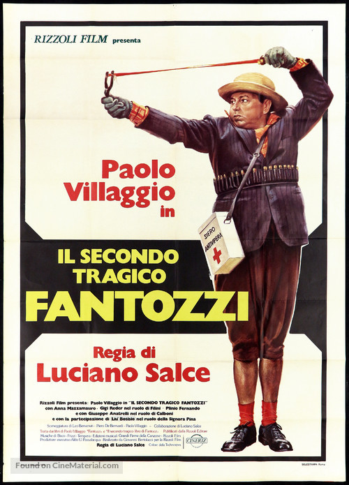 Il secondo tragico Fantozzi - Italian Movie Poster