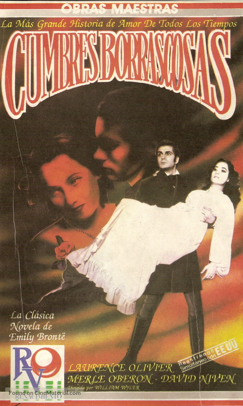 Wuthering Heights - Argentinian VHS movie cover
