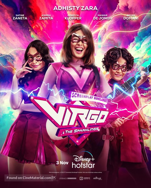 Virgo and the Sparklings - Indonesian Movie Poster