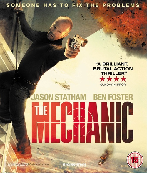 The Mechanic - British Blu-Ray movie cover