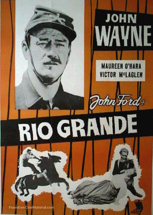 Rio Grande - Swedish Movie Poster