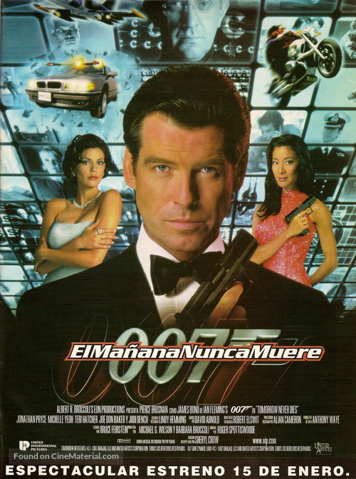 Tomorrow Never Dies - Argentinian Movie Poster