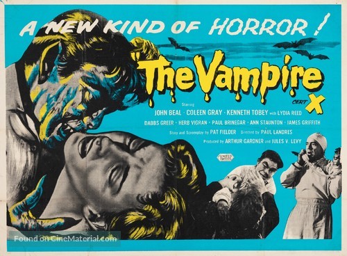 The Vampire - British Movie Poster