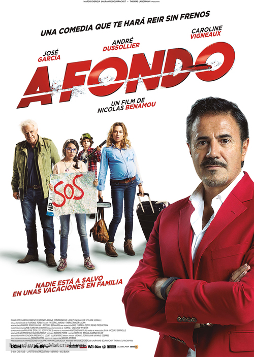 &Agrave; fond - Spanish Movie Poster