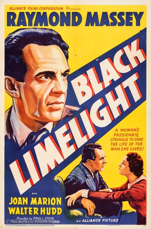 Black Limelight - British Movie Poster