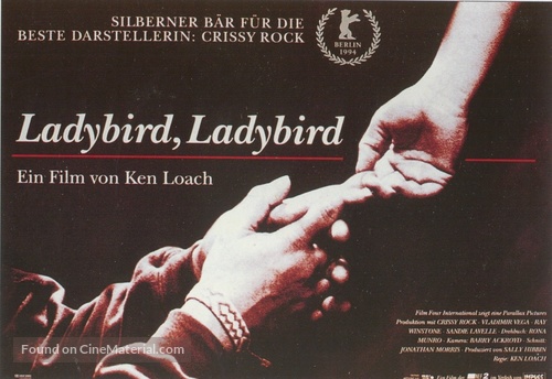 Ladybird Ladybird - German Movie Poster