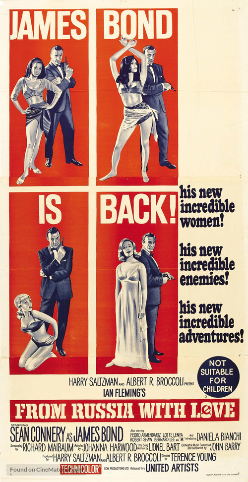 From Russia with Love - Australian Theatrical movie poster