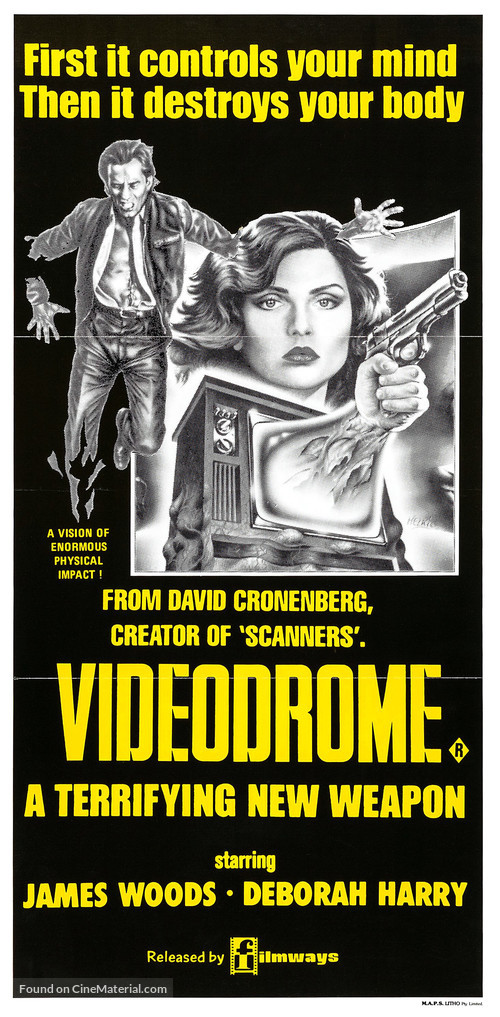 Videodrome - Australian Movie Poster
