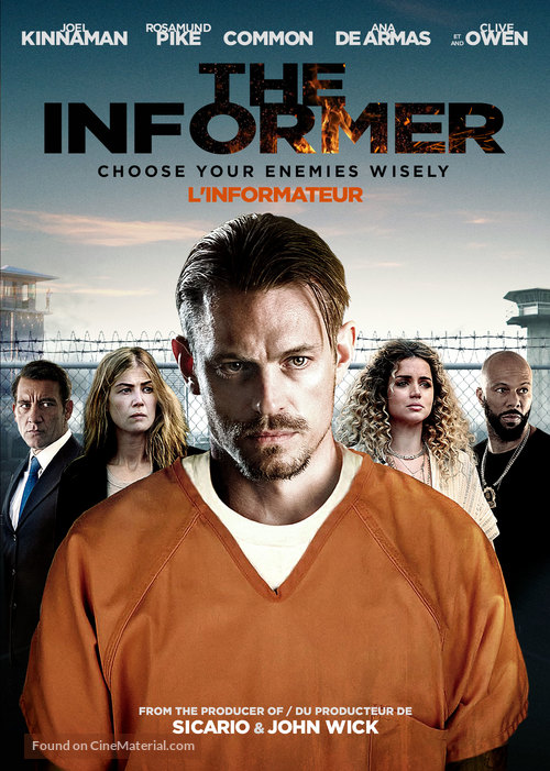 The Informer - Canadian DVD movie cover