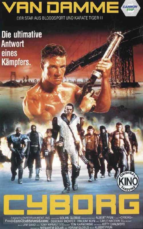 Cyborg - German VHS movie cover