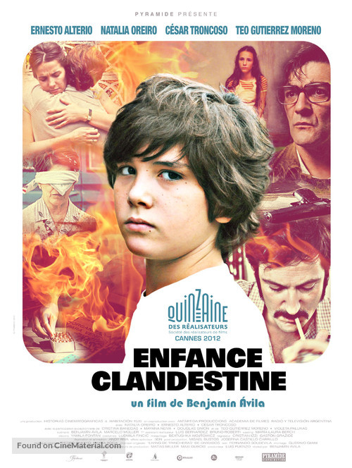 Infancia clandestina - French Movie Poster