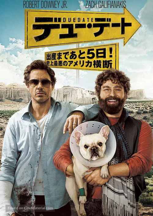 Due Date - Japanese DVD movie cover