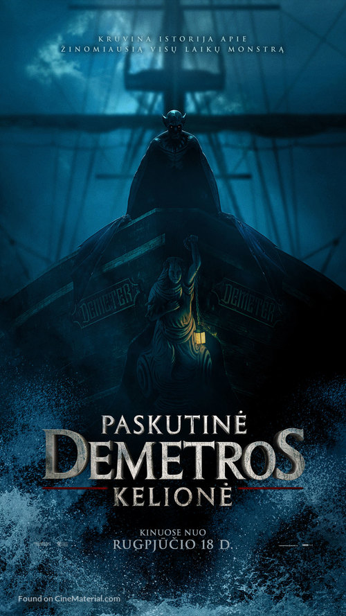 Last Voyage of the Demeter - Lithuanian Movie Poster