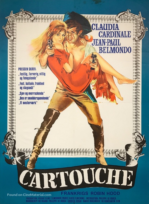 Cartouche - Danish Movie Poster
